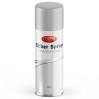 Decoratie spray zilver/zilverspray 111 ml - thumbnail