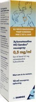 Xylometazoline 0.5mg/ml spray