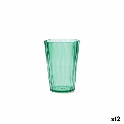 Waterglas Quid Iris Groen Plastic 400 ml (12 Stuks)