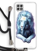 Child Of Light: Samsung Galaxy A22 4G Transparant Hoesje met koord