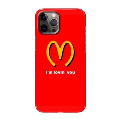 I'm lovin' you: Volledig geprint iPhone 12 Pro Max Hoesje