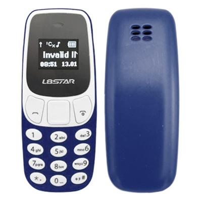 GTStar BM10 Mini mobiele telefoon handen gratis Bluetooth Dialer hoofdtelefoon MP3-muziek Dual SIM Network: 2G (donker blauw)