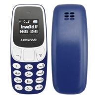 GTStar BM10 Mini mobiele telefoon handen gratis Bluetooth Dialer hoofdtelefoon MP3-muziek Dual SIM Network: 2G (donker blauw)