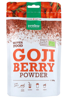 Purasana Poeder Superfoods Super Food Goji Berry Powder 200gr Purasana Poeder Superfoods Super Food Goji Berry Powder 200gr