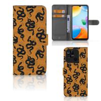 Telefoonhoesje | Met pasjeshouder | voor Xiaomi Redmi 10C Snakes