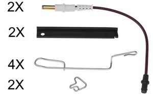 Accessoireset, schijfremblok 1280XQ
