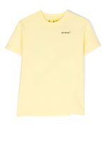 Off-White Kids t-shirt en coton à logo imprimé - Jaune - thumbnail