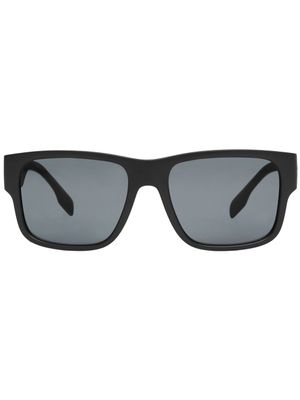 Burberry Eyewear lunettes de soleil carrées à logo - Noir