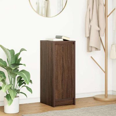 Dressoir 29,5x34x76 cm bewerkt hout bruin eikenkleurig