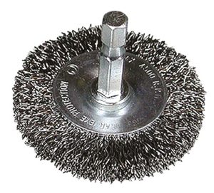 Hikoki accessoires Rondborstel 100X0.3 Met 1/4"Zeskant Stift Met Gegolfd Staaldraad - 751321