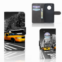 Motorola Moto G5 Plus Flip Cover New York Taxi - thumbnail