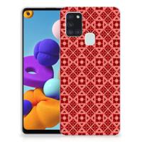Samsung Galaxy A21s | TPU bumper | Batik Rood