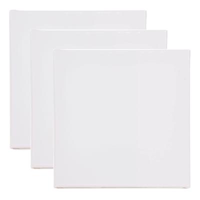 Benson Schildersdoek - 3x - 20 x 20 cm - blanco canvas - katoen - 280 grams