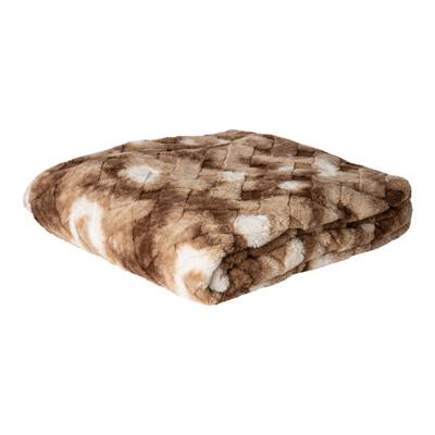 Geraldine Brown kunstbont plaid rechthoek L