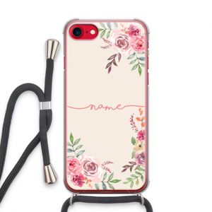 Rozen: iPhone SE 2020 Transparant Hoesje met koord