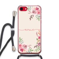 Rozen: iPhone SE 2020 Transparant Hoesje met koord Rozen: iPhone SE 2020 Transparant Hoesje met koord