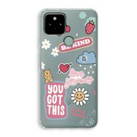 Positivity: Google Pixel 5 Transparant Hoesje