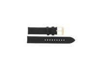 Horlogeband Michael Kors MK2574 / GARNER Leder Zwart 18mm