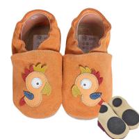 Hobea babyslofjes extra antislip Papagei orange-18-19