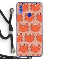 Krab: Honor Note 10 Transparant Hoesje met koord Krab: Honor Note 10 Transparant Hoesje met koord