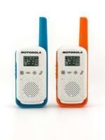 Motorola Talkabout T42 - radiozender, 2-pack (orange-blauw)
