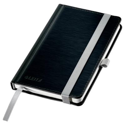 Leitz 44911094 Notitieboek Geruit Satijn-zwart Aantal paginas: 80 DIN A6