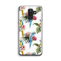 Kleurrijke papegaaien: Samsung Galaxy J8 (2018) Transparant Hoesje