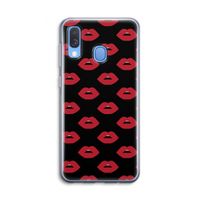 Lips: Samsung Galaxy A40 Transparant Hoesje