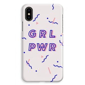 GRL PWR: iPhone XS Max Volledig Geprint Hoesje