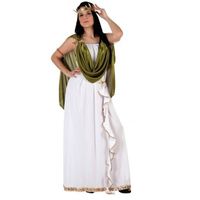 Romeinse/Griekse lange toga/jurk/gewaad kostuum verkleedset Livia voor dames XL (42-44)  -