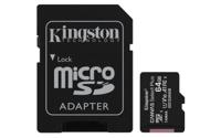 Kingston Technology Canvas Select 64GB micSDXC Plus 100R A1 C10 kaart + ADP - thumbnail