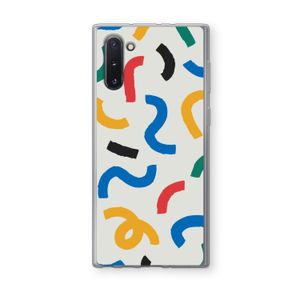 Illustratieve pop 2: Samsung Galaxy Note 10 Transparant Hoesje