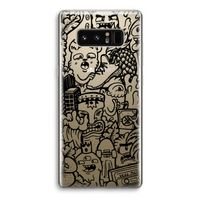 Vexx Black Mixtape: Samsung Galaxy Note 8 Transparant Hoesje
