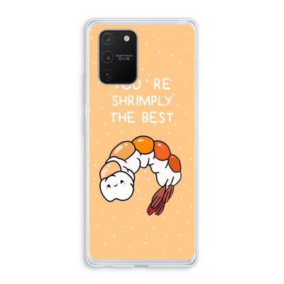 You're Shrimply The Best: Samsung Galaxy S10 Lite Transparant Hoesje