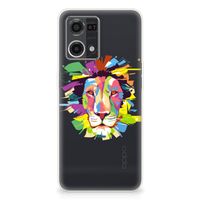 OPPO Reno7 4G Telefoonhoesje met Naam Lion Color