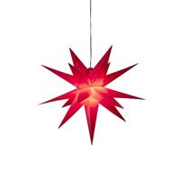 Konstsmide 3-D Kunststoffstern rot Lichtdecoratie figuur Rood 1 lampen LED 1,5 W