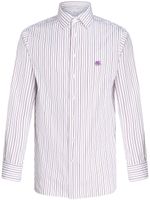 ETRO chemise en coton à rayures - Blanc