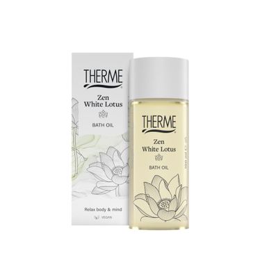 Zen white lotus bath oil