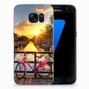 Samsung Galaxy S7 Siliconen Back Cover Amsterdamse Grachten