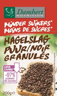 Damhert Hagelslag minder suiker