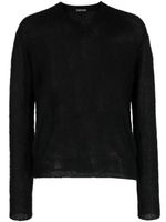 TOM FORD V-neck knitted jumper - Noir