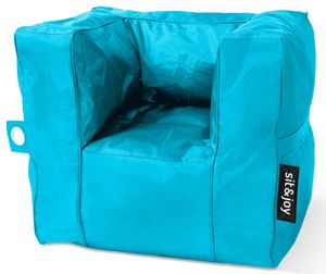 Kinder zitzak stoel 'Poco' Aqua - Blauw - Sit&Joy ®