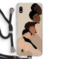 Sweet creatures: Samsung Galaxy A10 Transparant Hoesje met koord