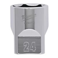 Milwaukee Accessoires 1/2" dop metrisch - 24 mm - 4932480022