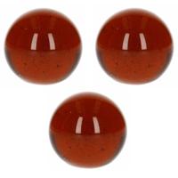 Knikkers XXl formaat - Set van 4x stuks - koper - dia 6 cm - Bonken - Mega grote knikkers speelgoed