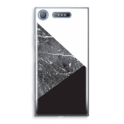 Combinatie marmer: Sony Xperia XZ1 Transparant Hoesje