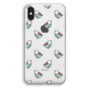Vogeltjes: iPhone X Transparant Hoesje