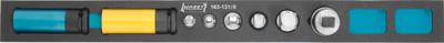 HAZET Dopsleutelset 163-131/8 · 1/4 inch (6,3 mm) vierkant hol, 3/8 inch (10 mm) vierkant hol, 1/2 inch (12,5 mm) vierkant hol, 3/4 inch (20 mm)