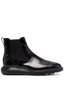 Hogan bottines chelsea H600 en cuir - Noir