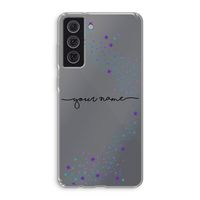Sterren: Samsung Galaxy S21 FE Transparant Hoesje